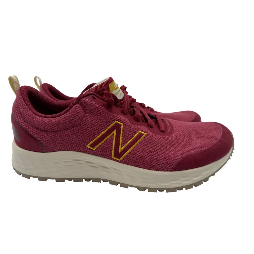 New Balance Fresh Foam Arishi Shoes Womens 11 Burgundy Excellent Slip Resistant
